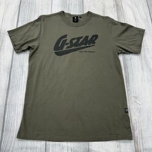 G‎ Star Raw T Shirt M Medium Green Just the Product Denim Military Mens